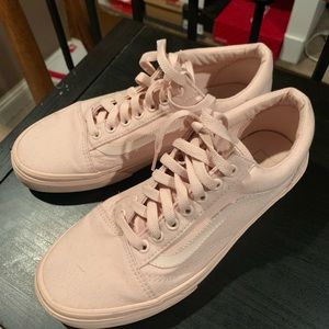 Womans Canvas Vans Blush Pink
